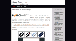 Desktop Screenshot of bionicbandblog.com